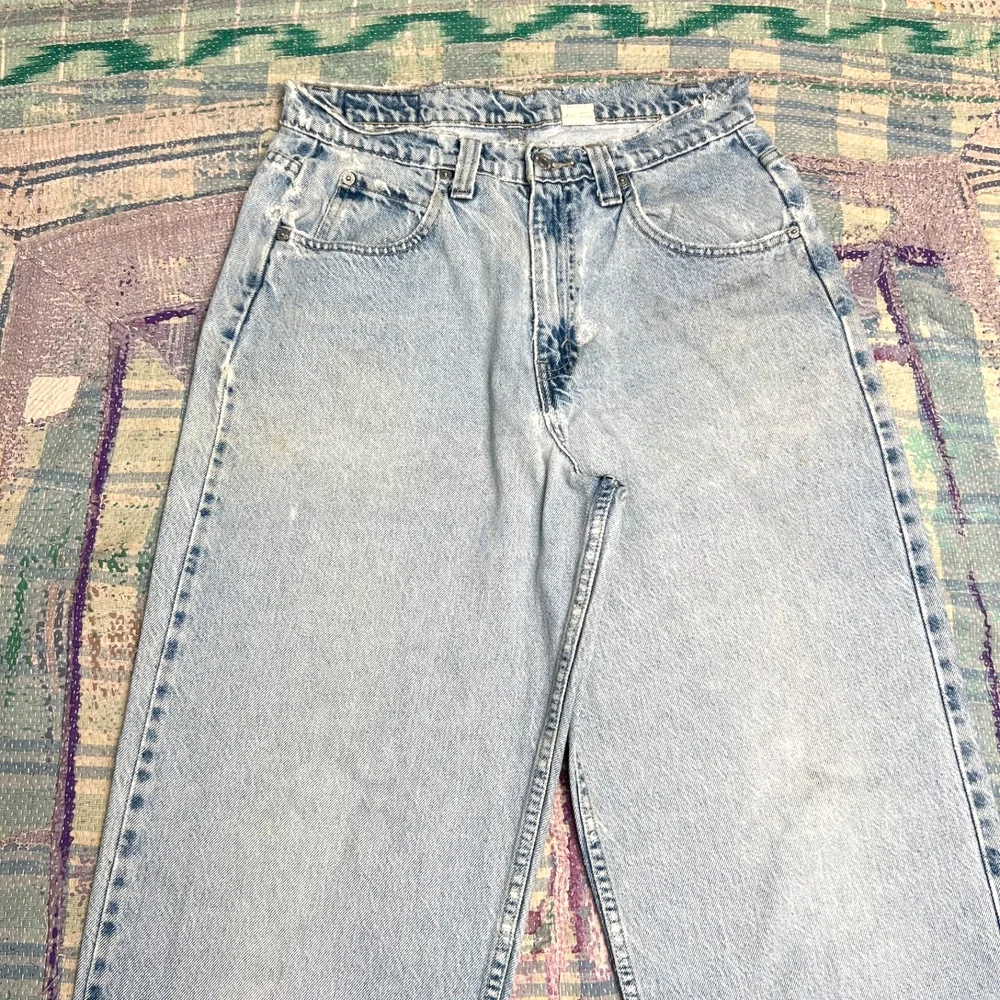 Vintage Levis L2 Baggy Fit Jeans Mens 30x31 Light Wash Denim Streetwear
